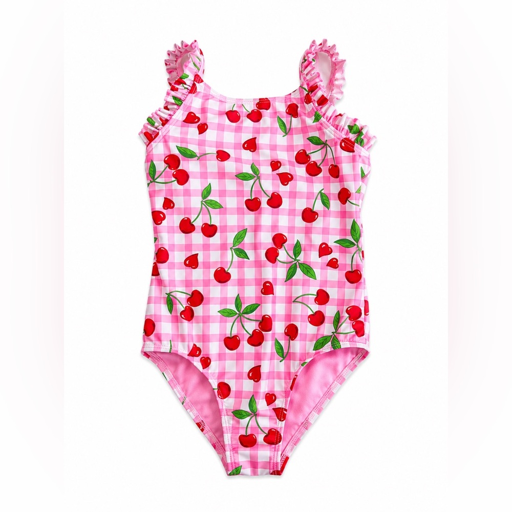 Girls Cherry Print Swim 🍒
